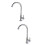 2Pz Rubinetto Acqua Verticale Argento Moderno Per Lavabo Cucina 7