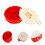 3Pz Contenitore Snack Con Compartimenti in PP Per Feste 7