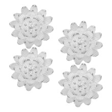 8Stk Zinklegierung Blüten Charms Für DIY Tassen