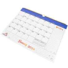 4Stk Haushalts Wandkalender Mehrfarbig Planer Hängender Tageskalender