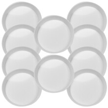 40St Multifunctionele Zilveren Diamond Trays Plastic Voor Thuis