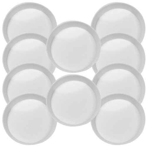 40St Multifunctionele Zilveren Diamond Trays Plastic Voor Thuis