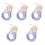5St Strikhouder Muurbeugel Haaraccessoires 5