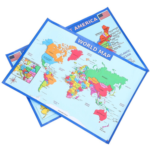 4Set Mappa America Per Materiale Uv Studio Misti 1