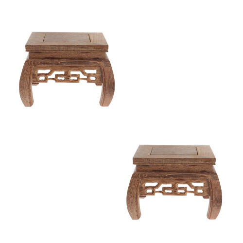 2Pz Espositore in Legno Per Fioriere E Decorazioni 2