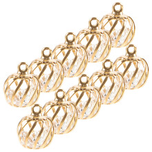 40Stk Goldene Charm Perlen Für DIY Schmuck Armbänder Und Ohrringe