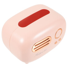 2St Roze Houder Voor Tissuepapier Van PP, Muurbevestigde Servettenbox