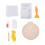 5Sets Coaster Punch Needle Kit Multi Kleurige Handwerk Materialen 1