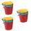 12Pz Set Secchielli Spiaggia Ferro Per Bambini E Colorato 6