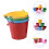 12Pz Set Secchielli Spiaggia Ferro Per Bambini E Colorato 10