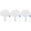3Sets Witte Answer Boards Voor , Duurzame Dry Erase Paddles 6