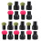 40Set Puff Viso Morbido Per Colorati Cosmetici 1