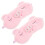 10Pz Mascherine Occhi Plush Rosa Morbide Riposo 1