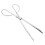 2Pz Pinze Acciaio Antiruggine Manico Argento 1