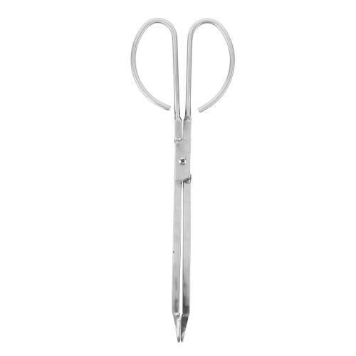 2Pz Pinze Acciaio Antiruggine Manico Argento 2