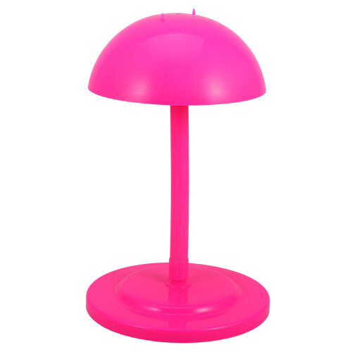 3Pz Espositori Per Parrucche in PP Rosa Per Festa, Robusti E 1