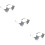3Paia Occhiali Rimless Leggeri Neri Per 9