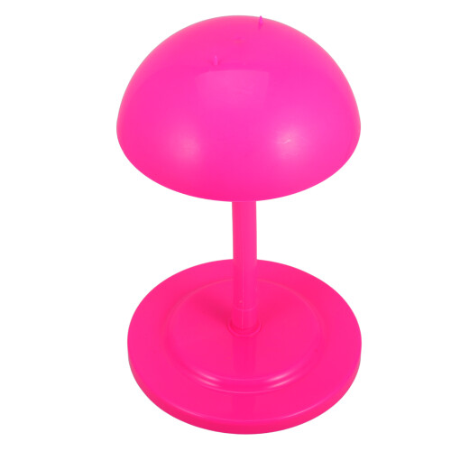 3Pz Espositori Per Parrucche in PP Rosa Per Festa, Robusti E 2