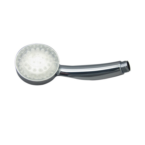 2Pz Doccia LED Argento Cambia 7 Luci ABS Alta 1