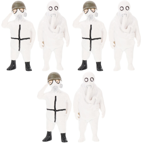 6Pz Piccole Figure Colorate Per Casa E Gioco Bambini 2