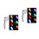 2Pz Doccia LED Argento Cambia 7 Luci ABS Alta 6
