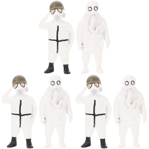 6Pz Piccole Figure Colorate Per Casa E Gioco Bambini 1