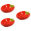 3Pz Ciotole Rosse in Fragola Per E Cucina 9