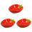 3Pz Ciotole Rosse in Fragola Per E Cucina 4