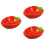 3Pz Ciotole Rosse in Fragola Per E Cucina 8