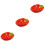3Pz Ciotole Rosse in Fragola Per E Cucina 7