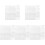 5Set Stencil Lettere E Numeri Trasparenti in Pet Bianco Per Fai Da Te 2
