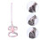 4Sets Kattenriem En Escape-Proof Buiten Met Print 9