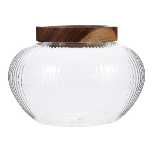 2Pz Contenitori Tè in Borosilicato Trasparente Per Cucina Casa 1