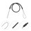 40Pz Lanyard Elastico Nero Per Penna E Badge Con Antismarrimento 11