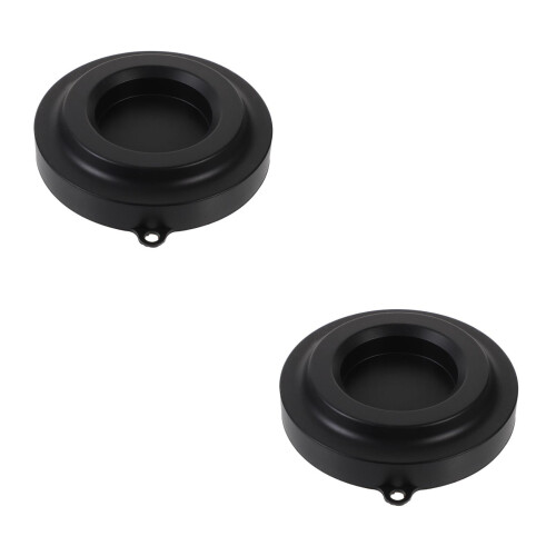 2Pz Coperchio in Silicone Nero Per Pentola E Friggitrice 2
