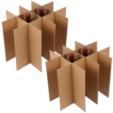 10Pz Divisori in Cartone Ondulato Beige Per Imballaggio E Piatti