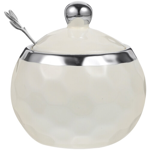 2Pz Contenitori Condimenti Ceramici Con Coperchio Per Cucina 1