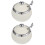 2Pz Contenitori Condimenti Ceramici Con Coperchio Per Cucina 7