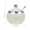 2Pz Contenitori Condimenti Ceramici Con Coperchio Per Cucina 10