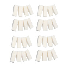 64Szt Trójkątna Gąbka Manicure Biała Narzędzie Do Paznokci