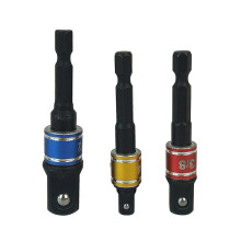 9Szt Adapterów Socket Do Wiertarki Z Trwałej Stali W Kolorze Czarnym
