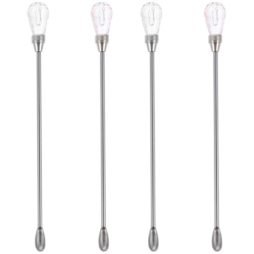 4Pz Bastoncini Per Cera Sigillante Rosa Trasparente Pratici E Leggeri 2