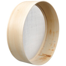 2Pz Sieve in Legno Beige Per , Setaccio Per Casa