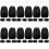 30Pz Supporti in ABS Nero Per Superfici Garages 4