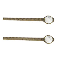 10Pz Segnalibri Vintage in Marrone Scuro Con Design Unico