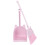 2Set Gioco Pulizia Bambini Scopa Paletta Rosa Materiale 1
