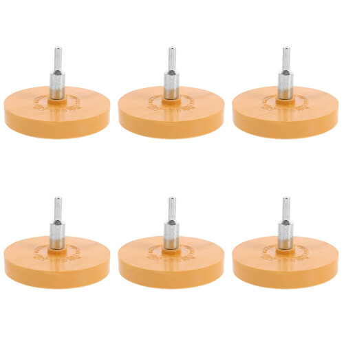 6Pz Ruote Abrasive Gommate Per Auto Stripping E Lucidatura Dettaglio 2