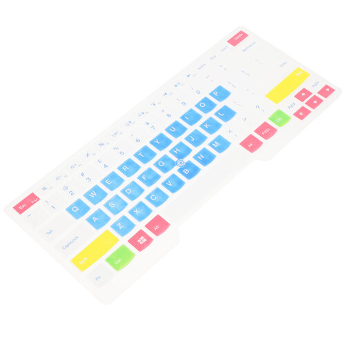 3Pcs Splash-Resistant Blue Keyboard Cover Protective Keyboard Skin 2