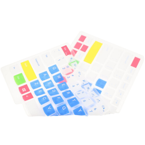 3Pcs Splash-Resistant Blue Keyboard Cover Protective Keyboard Skin 1