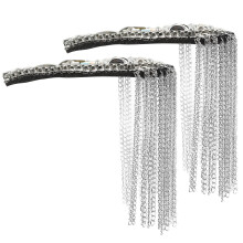 8St Stijlvolle Zilveren Kwast Epaulet Schouder Sieraden Voor Party